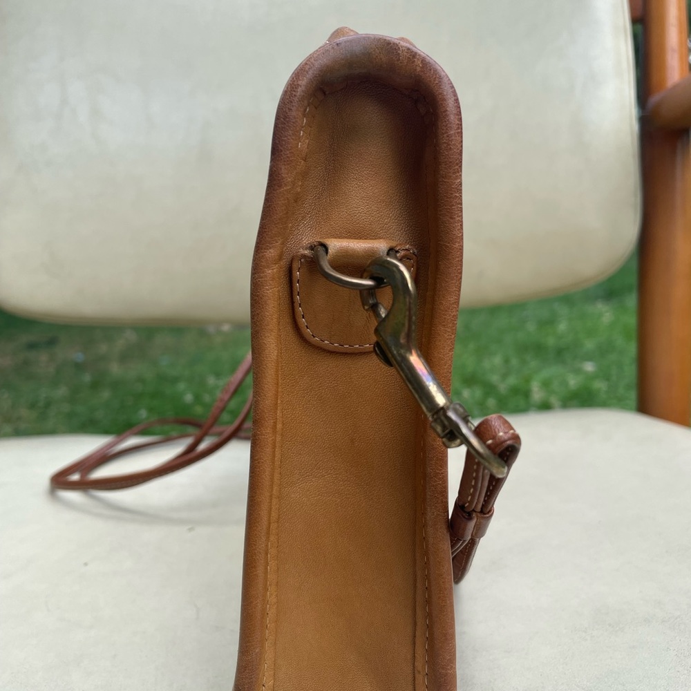 Rare HTF Vintage Coach Basic Bag Saddle - Picture 5 of 9